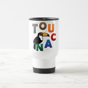 Colourful Toucan Travel Mug