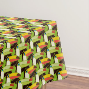 Colourful Toucans 2 Tablecloth