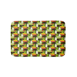 Colourful Toucans Bath Mat