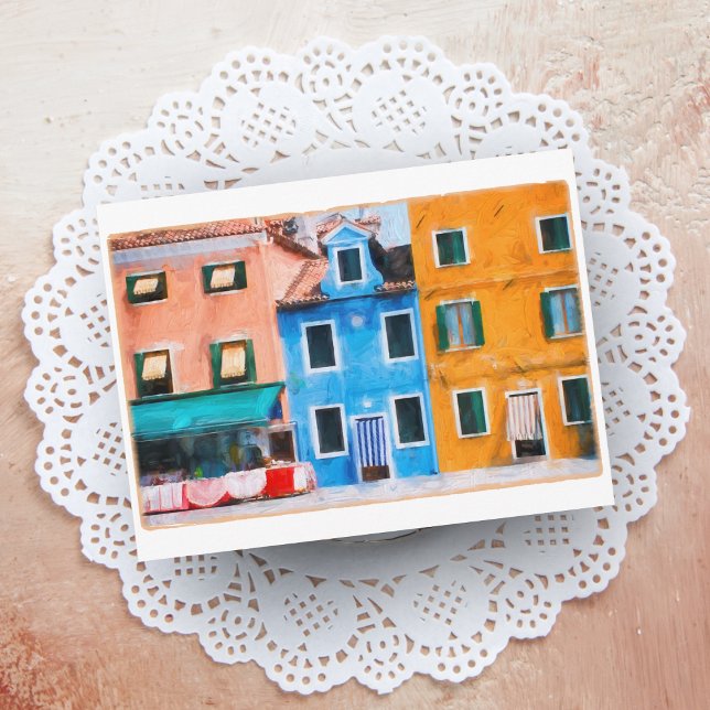Colourful Town Burano Italy Postcard (Creator Uploaded)