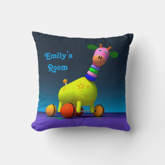 Colourful Toy  Giraffe Cushion