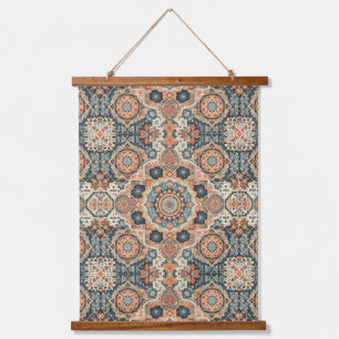 Colourful Traditional Moroccan Rug Pattern Hanging Tapestry