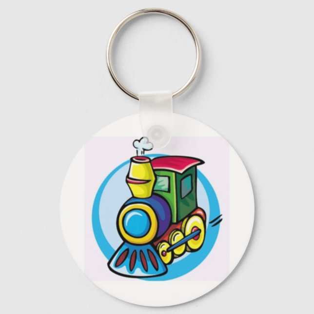 Colourful Train Key Ring (Front)