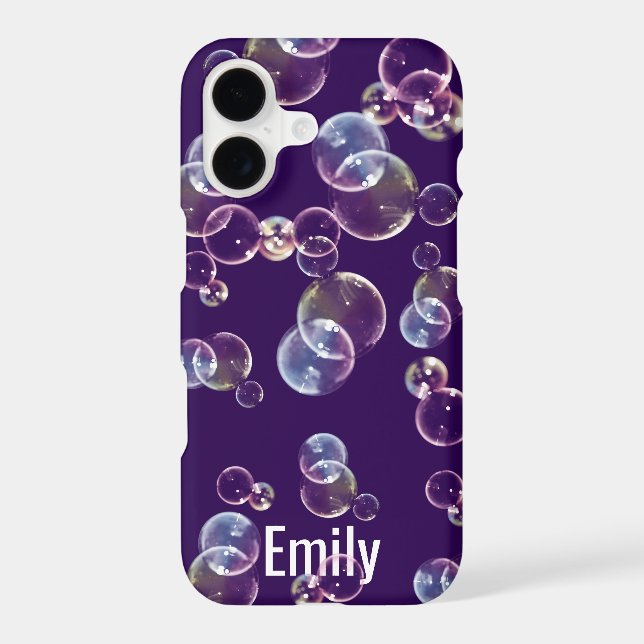 colourful translucent bubbles design (Back)