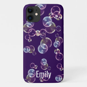 colourful translucent bubbles design iPhone 11 case