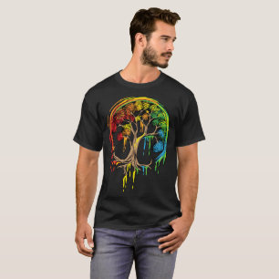 Colourful Tree Life is really good Tree Art Shirt