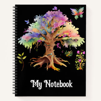 Colourful Tree Notebook