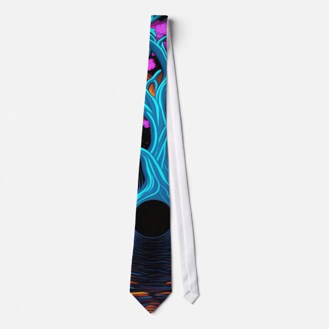 Colourful Tree of Life  Tie (Front)