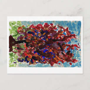 Colourful Tree postcard