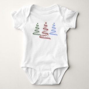 Colourful Trees- Baby Bodysuit
