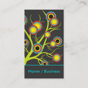 Colourful Trees  Business Cards. Card