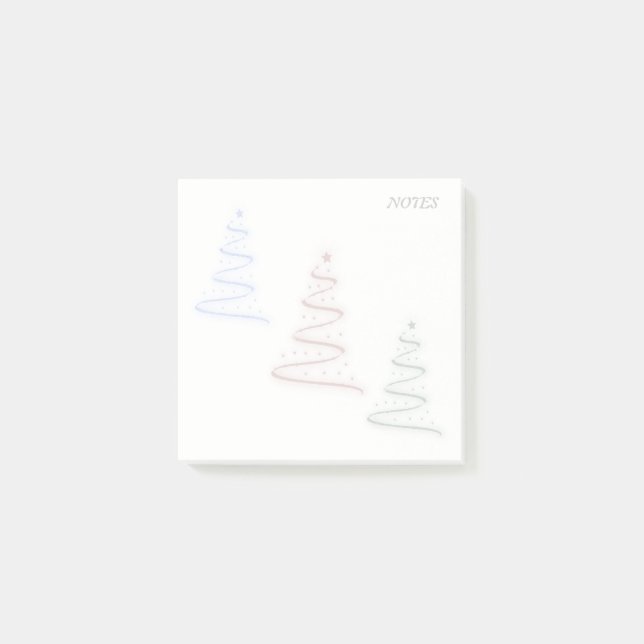 Colourful Trees- Post-it Notes (Front)