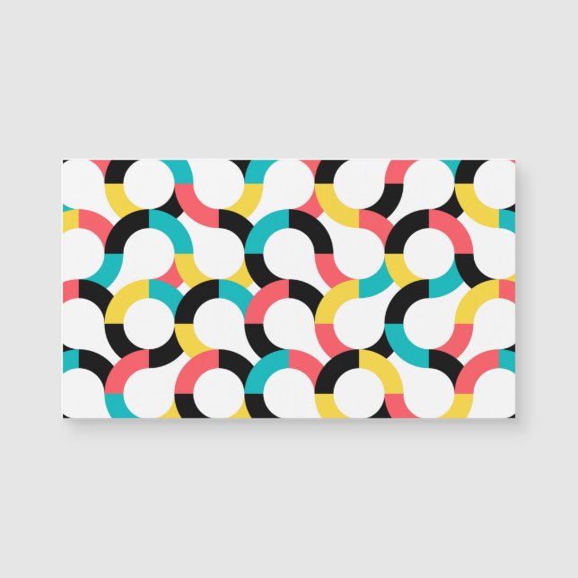Colourful, trendy, cheerful, fun modern geometric (Front)