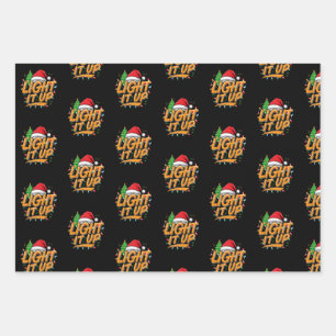 Colourful Trendy Christmas Wrapping paper