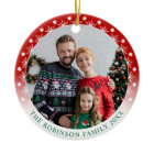 Colourful Trendy Double Sided Two photo Snowflakes