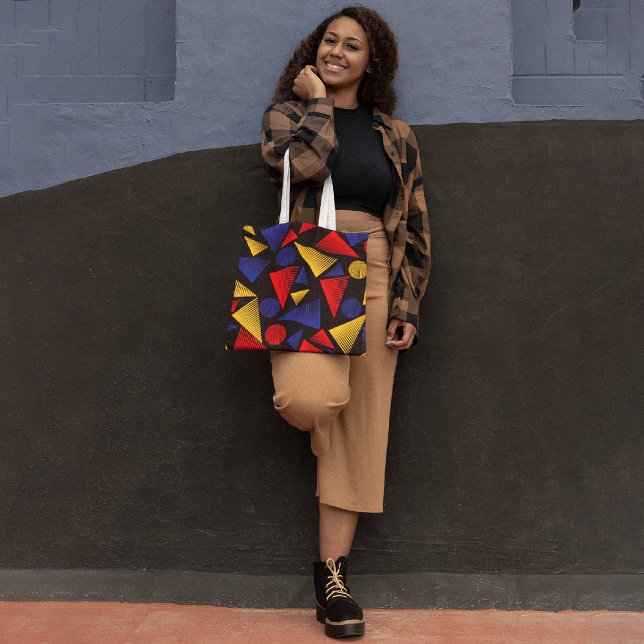 Colourful trendy tote bag (Creator Uploaded)