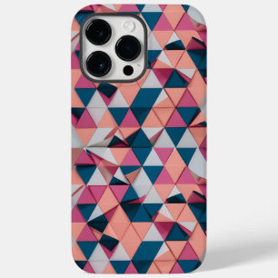 Colourful Triangle Pattern – Modern Retro  Case-Mate iPhone 14 Pro Max Case