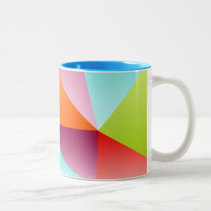 Colourful Triangles Mosaic Mug