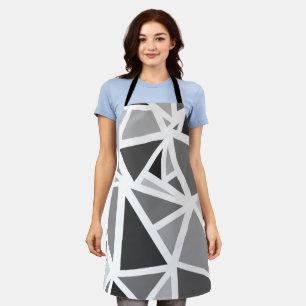 Colourful triangles pattern 5 apron