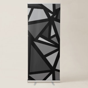 Colourful triangles pattern 6 retractable banner