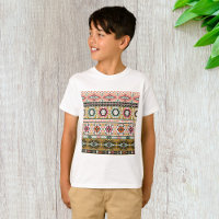 Colourful Tribal Aztec Pattern Boho Geometric 