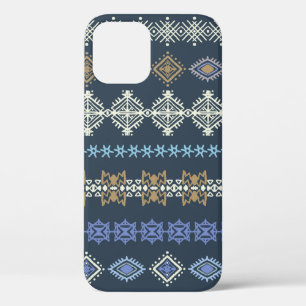 Colourful tribal ethnic seamless pattern iPhone 12 case
