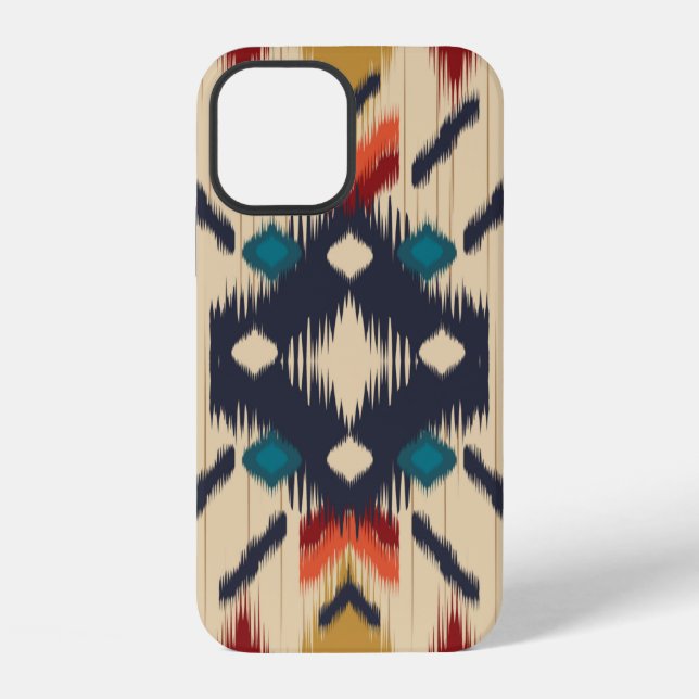 Colourful tribal ethnic seamless pattern iPhone case (Back)