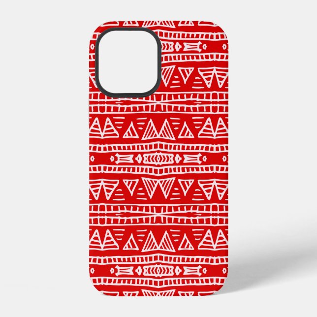 Colourful tribal ethnic seamless pattern iPhone case (Back)