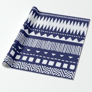 Colourful tribal ethnic seamless pattern wrapping paper