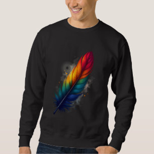 Colourful Tribal Feathers Native American Indian I Sweatshirt