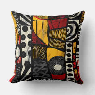Colourful Tribal Flow Cushion