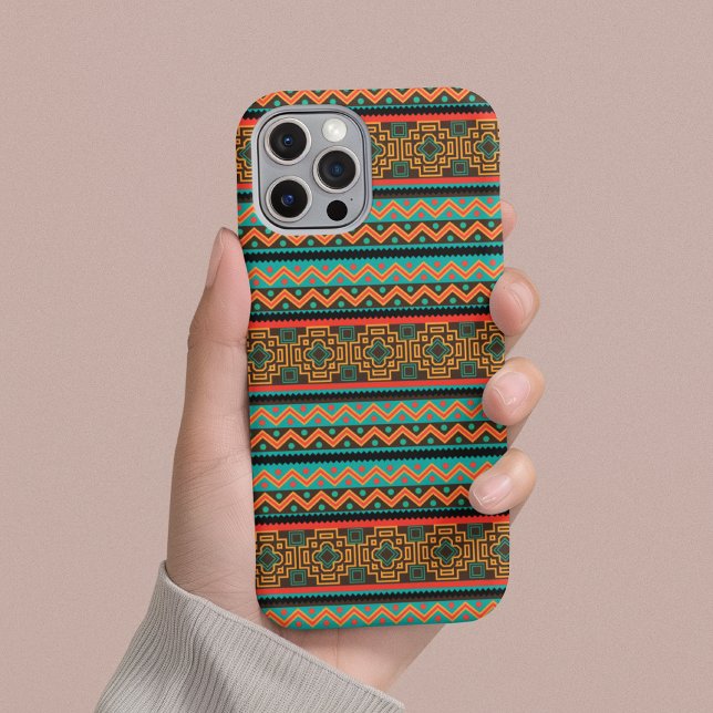 Colourful Tribal Geometric iPhone Case – Boho Chic (Creator Uploaded)