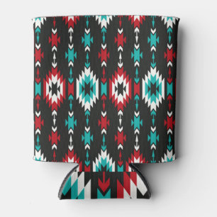 Colourful tribal: geometric seamless pattern. can cooler
