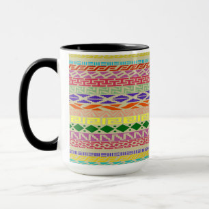 Colourful Tribal Pattern Mug