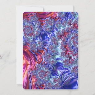 Colourful Trippy Groovy Digital Abstract Fractal