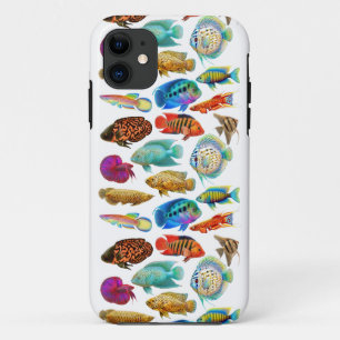 Colourful Tropical Aquarium Fish iPhone Case