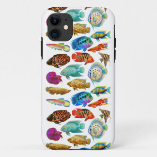 Colourful Tropical Aquarium Fish iPhone Case