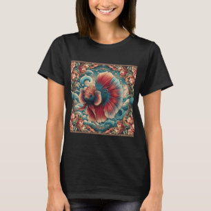 colourful Tropical Betta Fighting Fish for aquariu T-Shirt