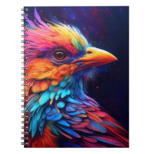 Colourful Tropical Bird Notebook