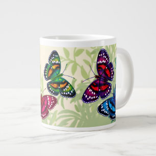 Colourful Tropical Butterflies Jumbo Mug