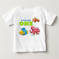 Colourful Tropical Fish Kids First Birthday