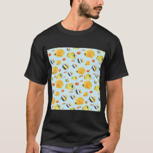 Colourful Tropical Fish Marine Life T-Shirt