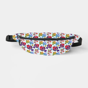 Colourful Tropical Fish Pattern Bum Bags