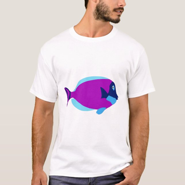 Colourful Tropical Fish T-Shirt (Front)