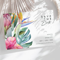 Colourful Tropical Floral | Horizontal