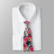 Colourful Tropical Flowers Floral Artistic Neck Ti