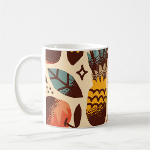 Colourful Tropical Fruit Mix Pattern Coffee Mug