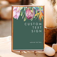 Colourful Tropical | Green Cards and Gifts Custom