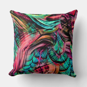 Colourful Tropical Jungle Cushion