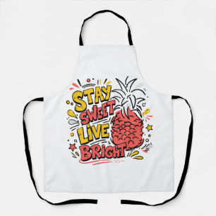 Colourful Tropical Kitchen Apron